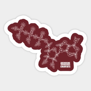 ATP / Adenosine Triphosphate (W) Sticker